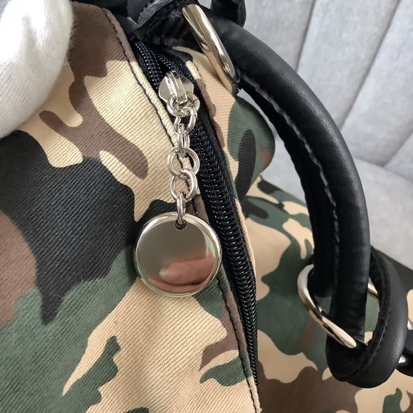 Teresa Cambi Firenze Camouflage Canvas Large Hobo - Picture 11 of 13